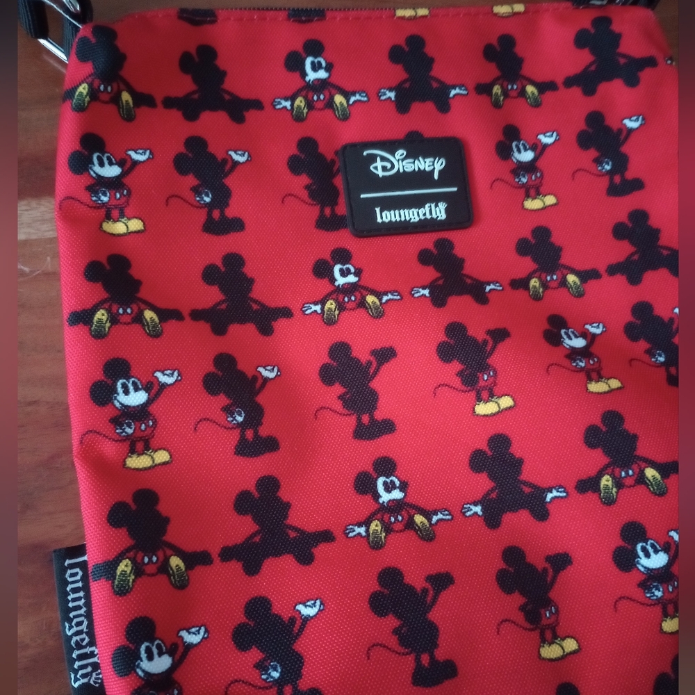 Disney Loungefly Red Mickey Mouse Crossbody Bag